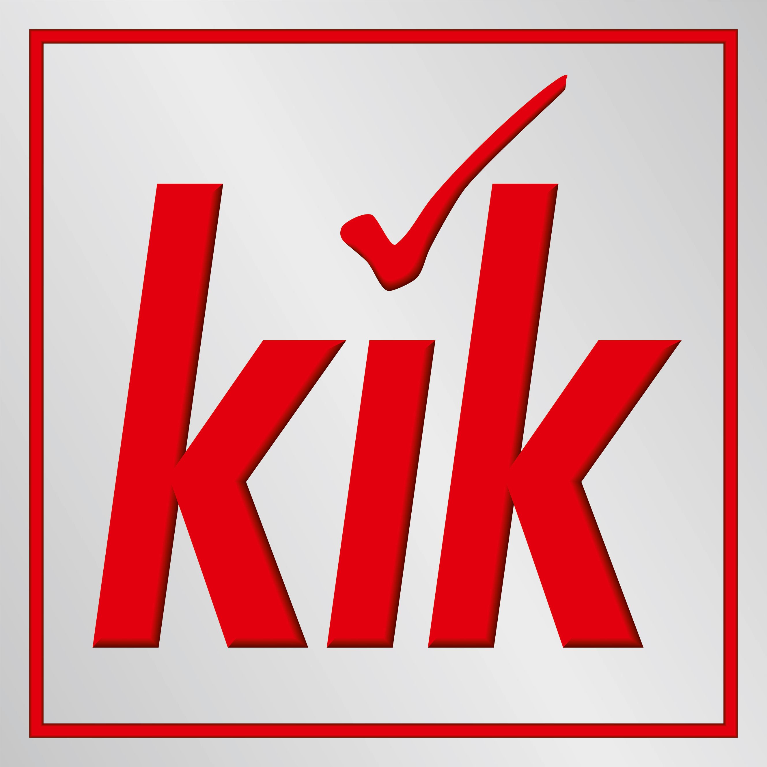 KiK Logo silber